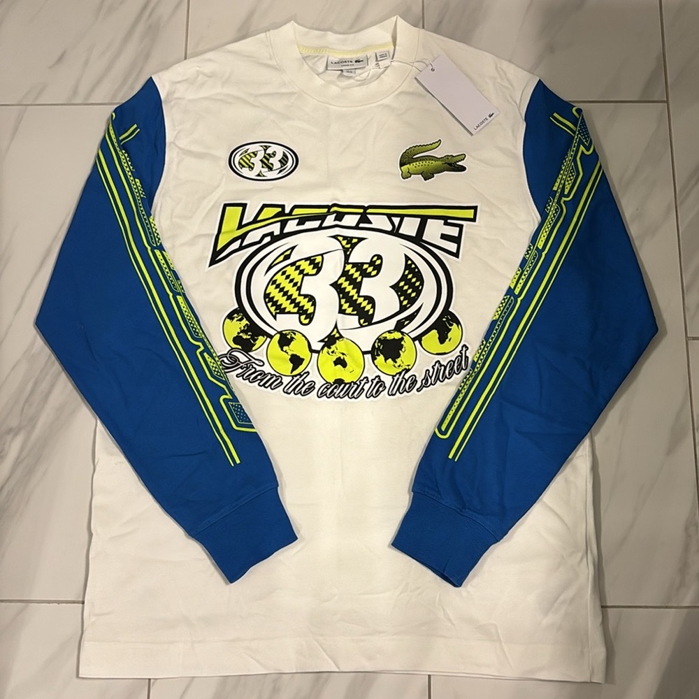 Men’s Lacoste Loose Fit Long Sleeve T-Shirt